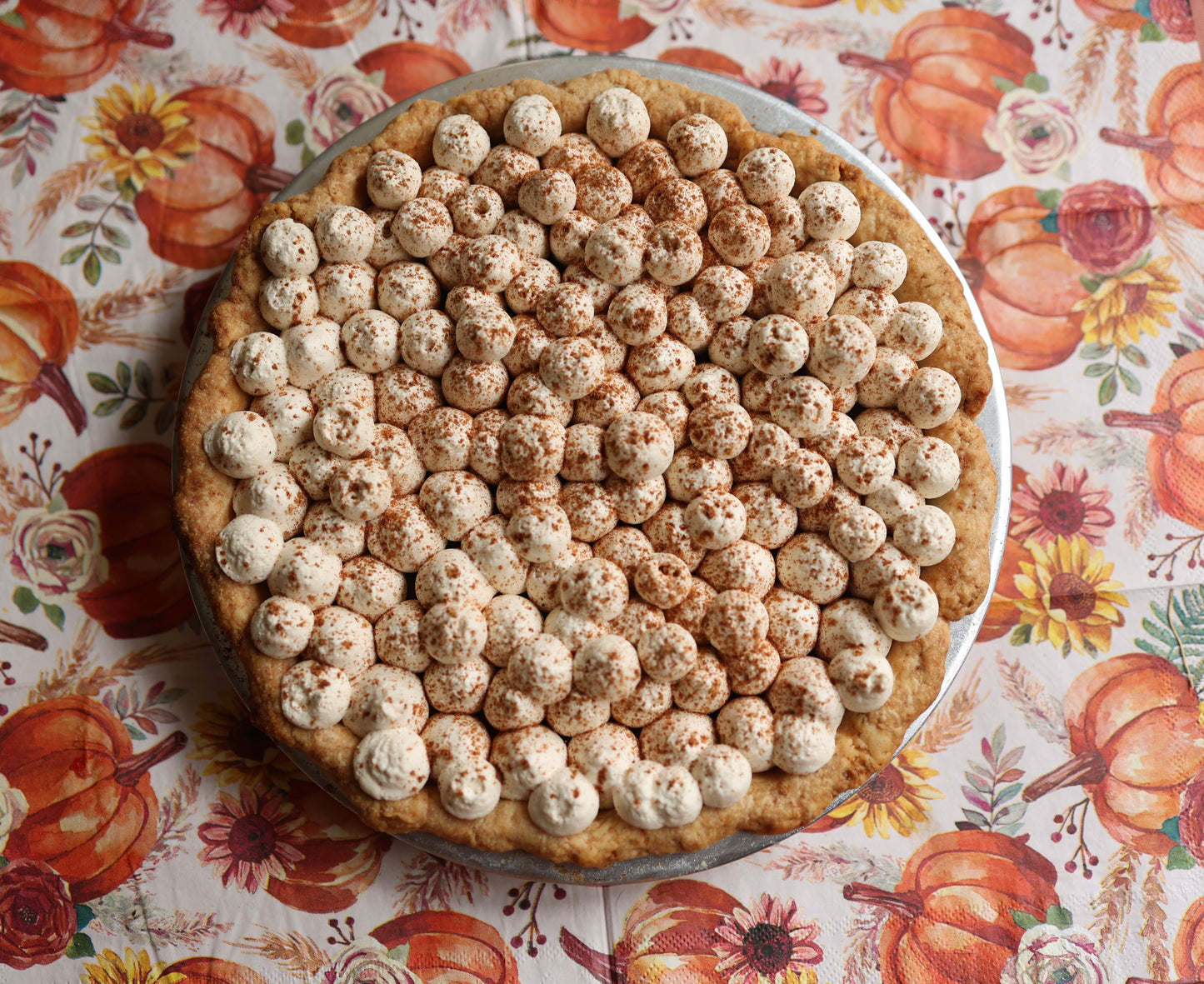 Pumpkin Spiced Latte Cream Pie